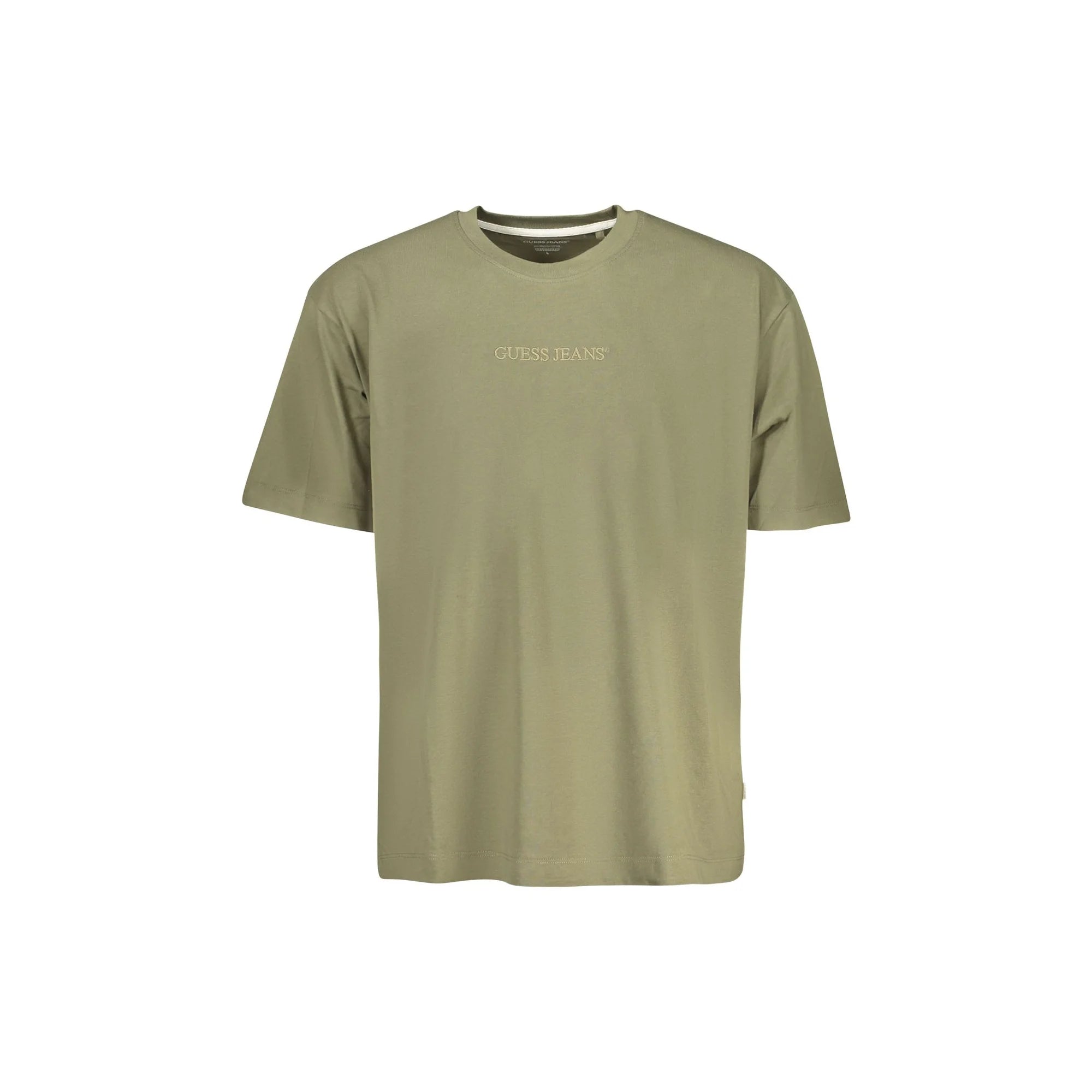 Guess Jeans T-Shirt Maniche Corte Uomo Verdi Ricamo Verde - foto prodotto